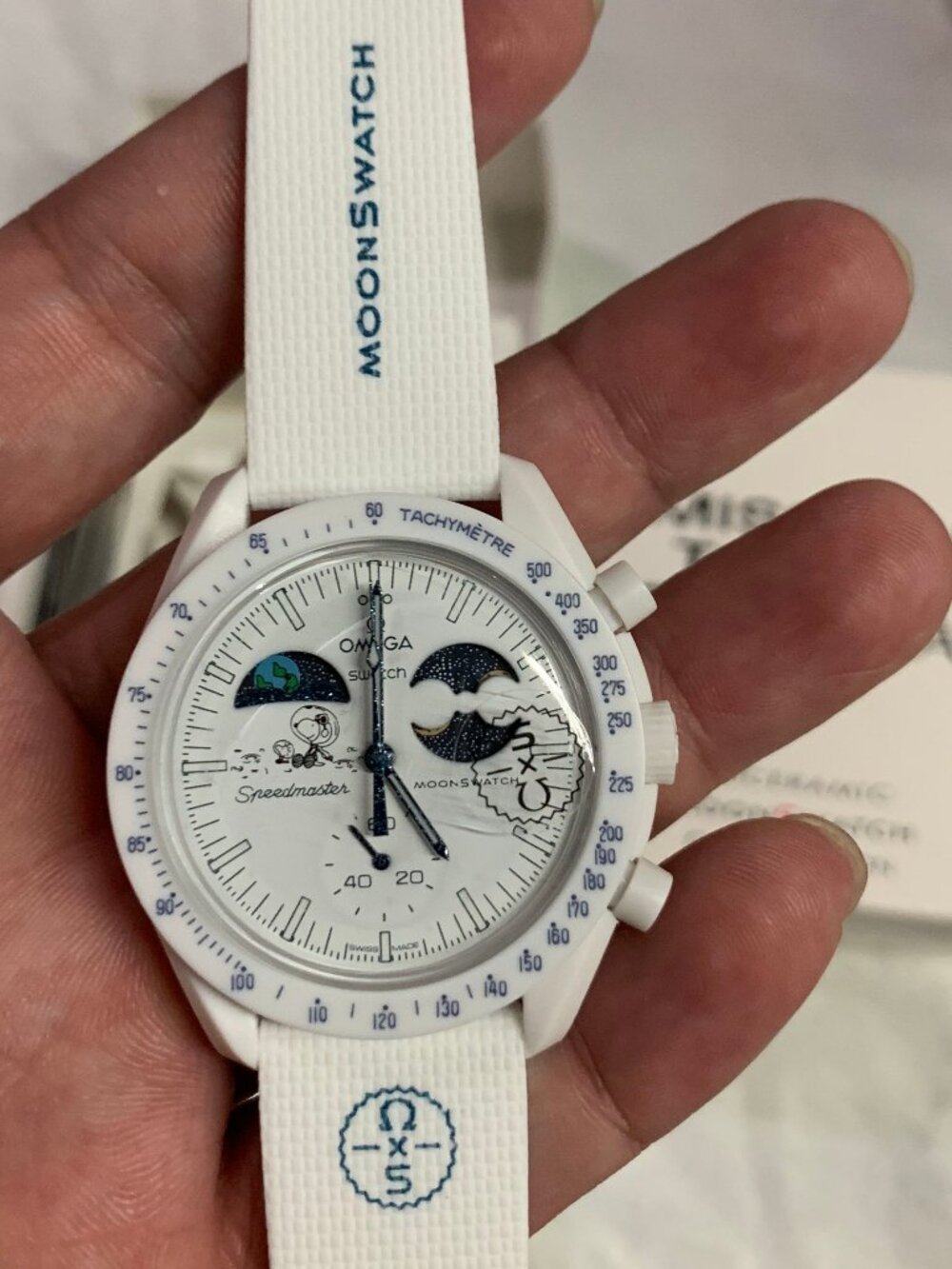 Swatch x Omega Mission To The Moon Phase
